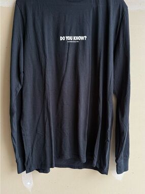Nike Black Long Sleeve Logo Tee